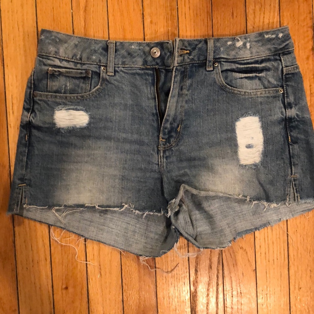 Divided Distressed Denim Shorts, Size 10